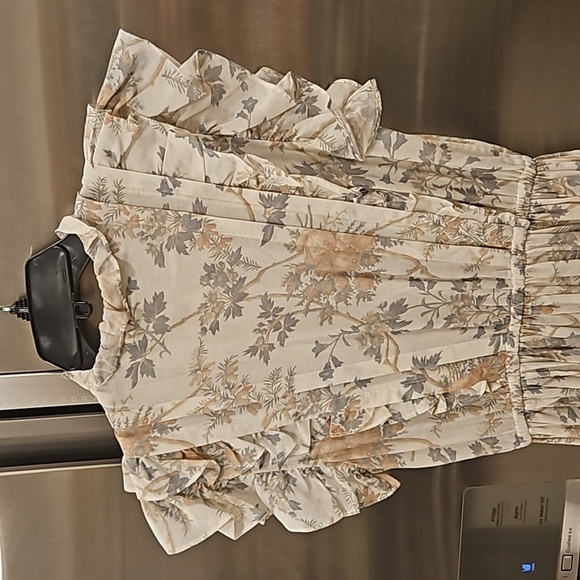 💕DOEN💕 Carnation Dress ~ Salt Summer Floral Print  XS NWOT *Missing Waist Tie" - Picture 13 of 16